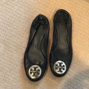 Authentic Tory Burch black flats